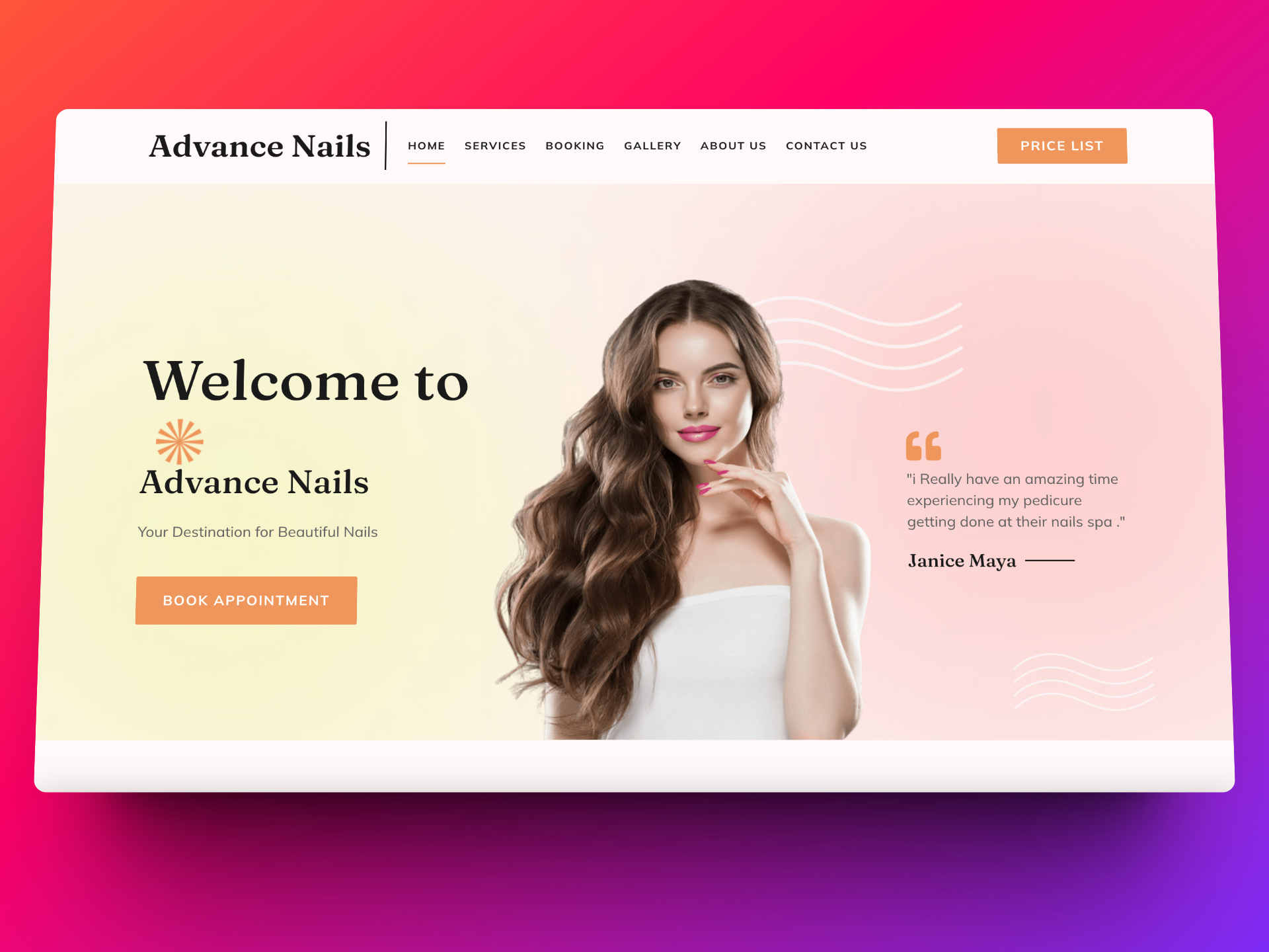 advance nail spa with online booking
